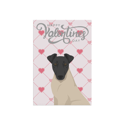 Smooth Fox Terrier Dog Valentines Day Garden Flag