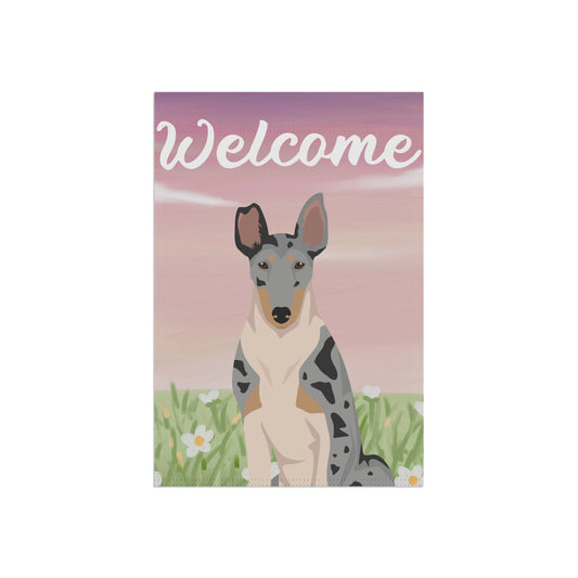Smooth Collie Dog Welcome Garden Flag