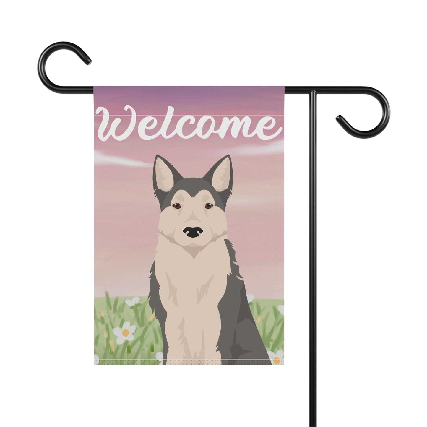 West Siberian Laika Dog Welcome Garden Flag