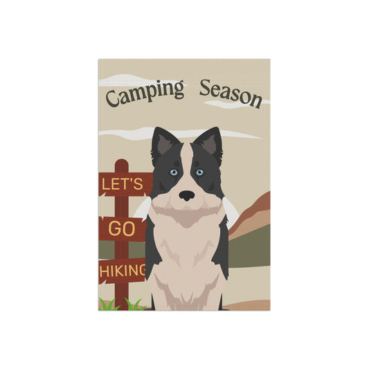 Yakutian Laika Dog Camping Garden Flag