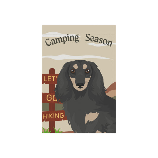 Dachshund Dog Camping Garden Flag
