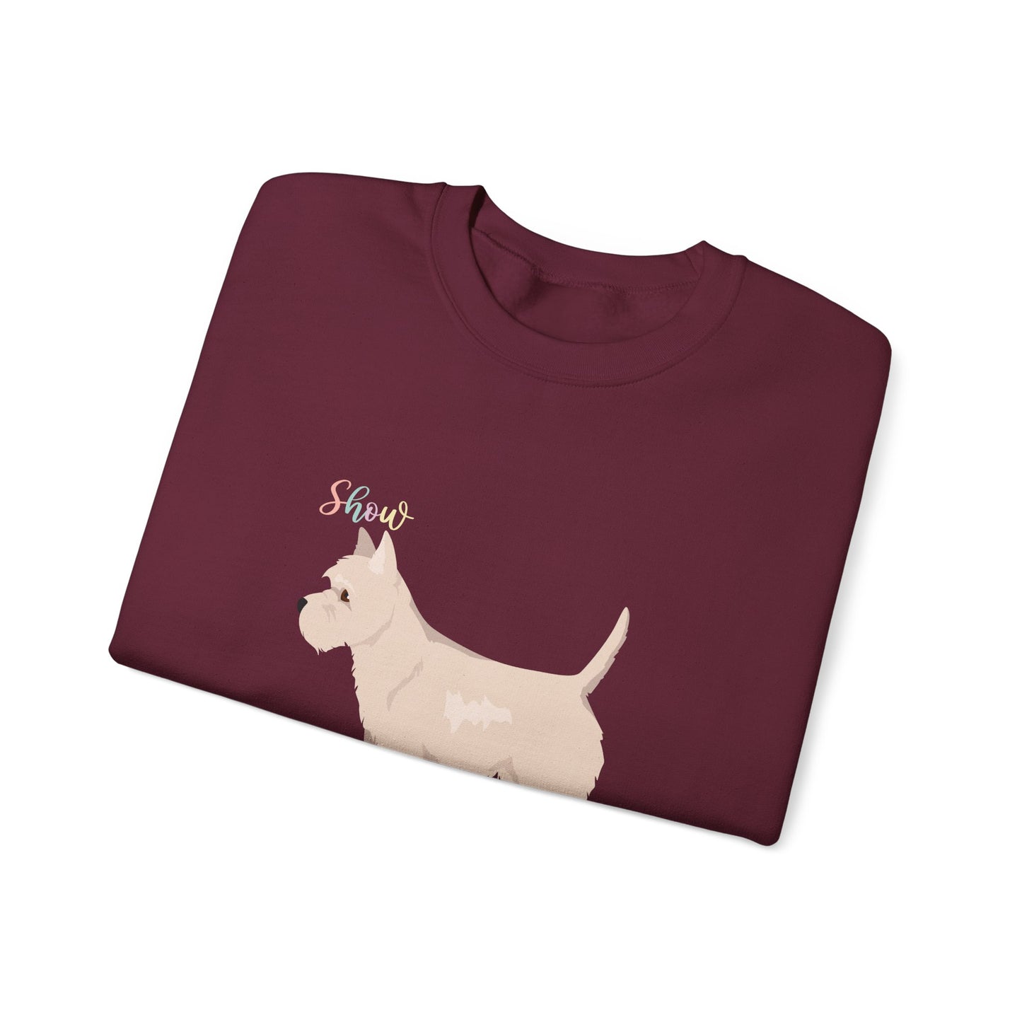 West Highland White Terrier Dog Unisex Heavy Blend Crewneck Sweatshirt