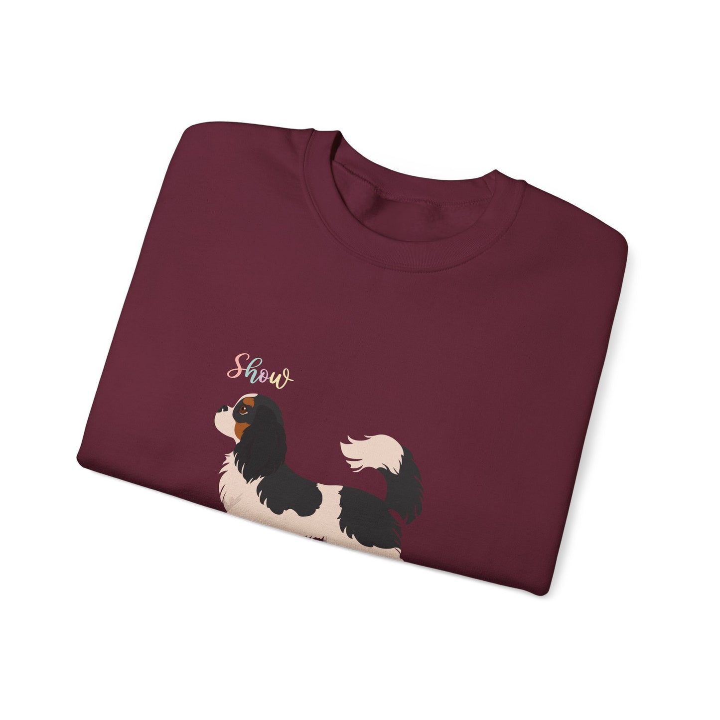 Cavalier King Charles Spaniel Dog Unisex Heavy Blend Crewneck Sweatshirt