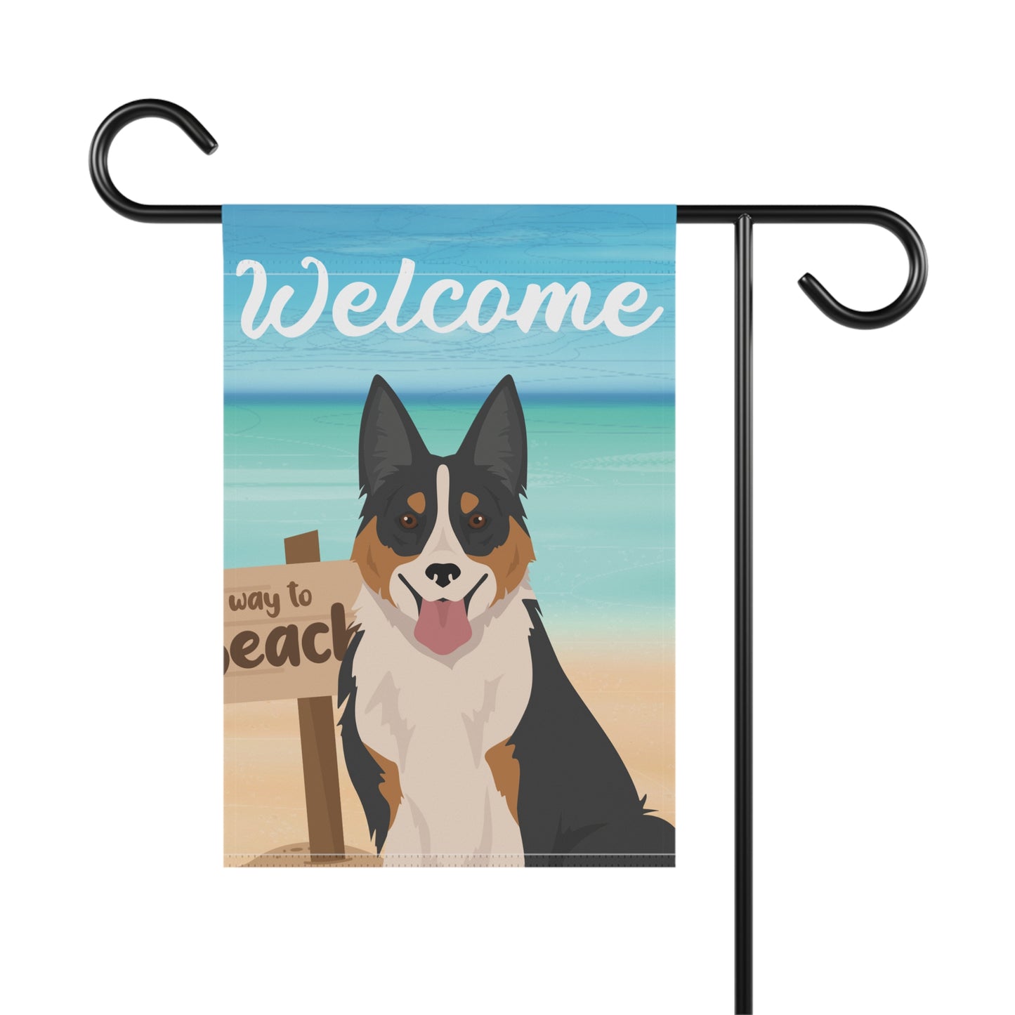Welsh Sheepdog Dog Garden Flag