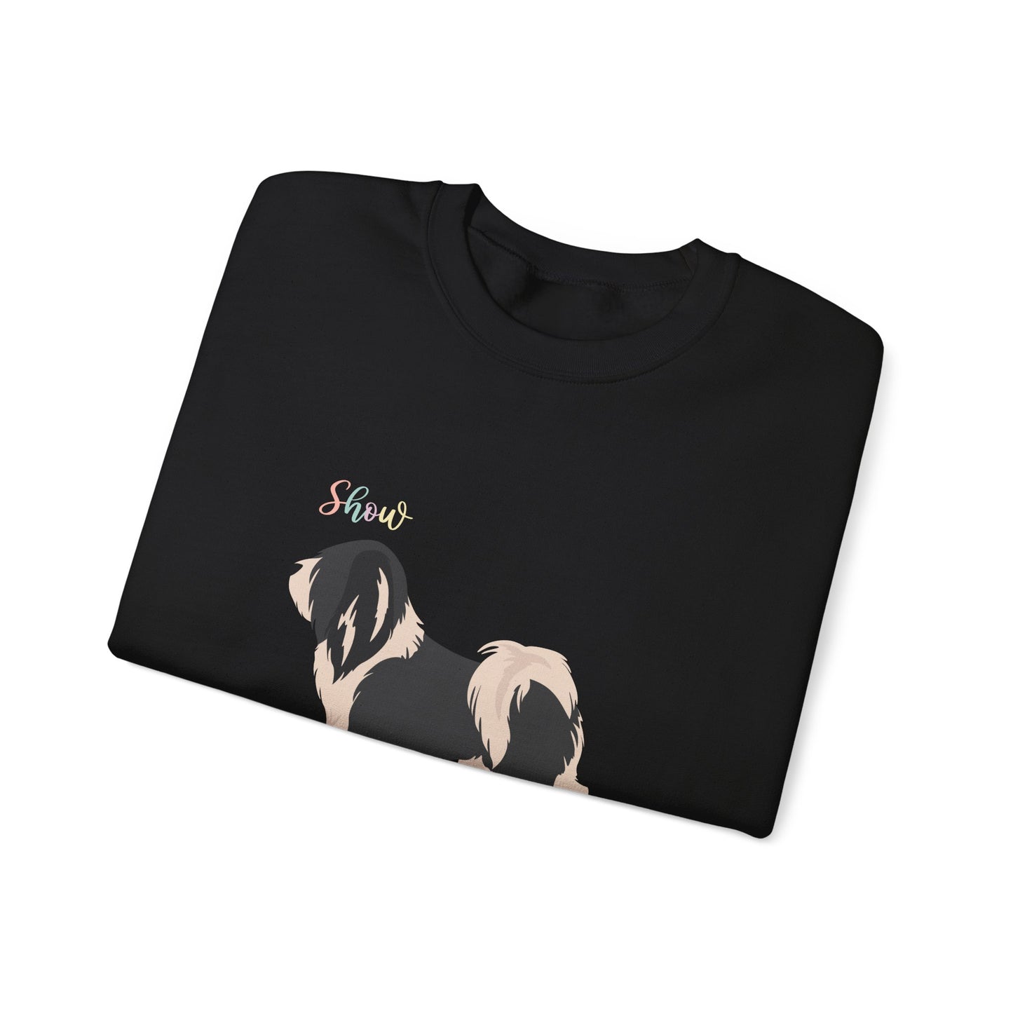 Tibetan Terrier Dog Unisex Heavy Blend Crewneck Sweatshirt