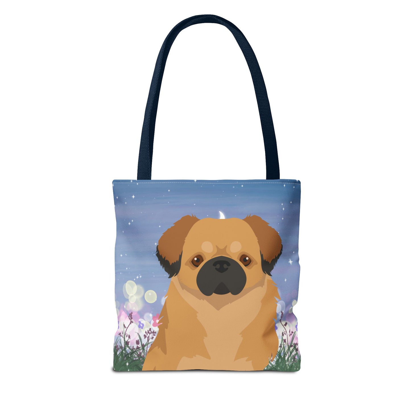 Tibetan Spaniel Dog Tote Bag 13x13