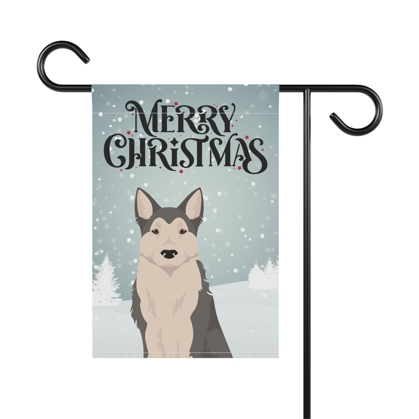 West Siberian Laika Dog Garden Flag