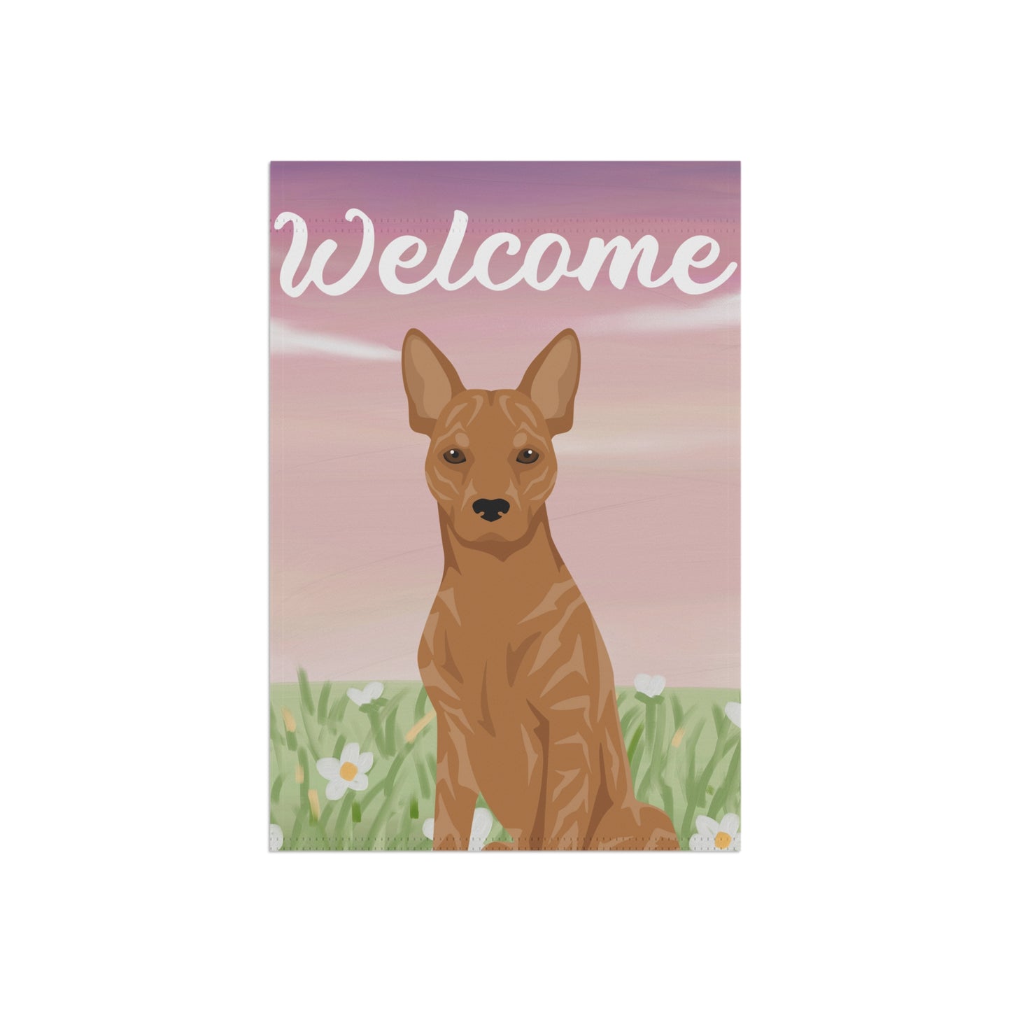 Telomian Dog Welcome Garden Flag