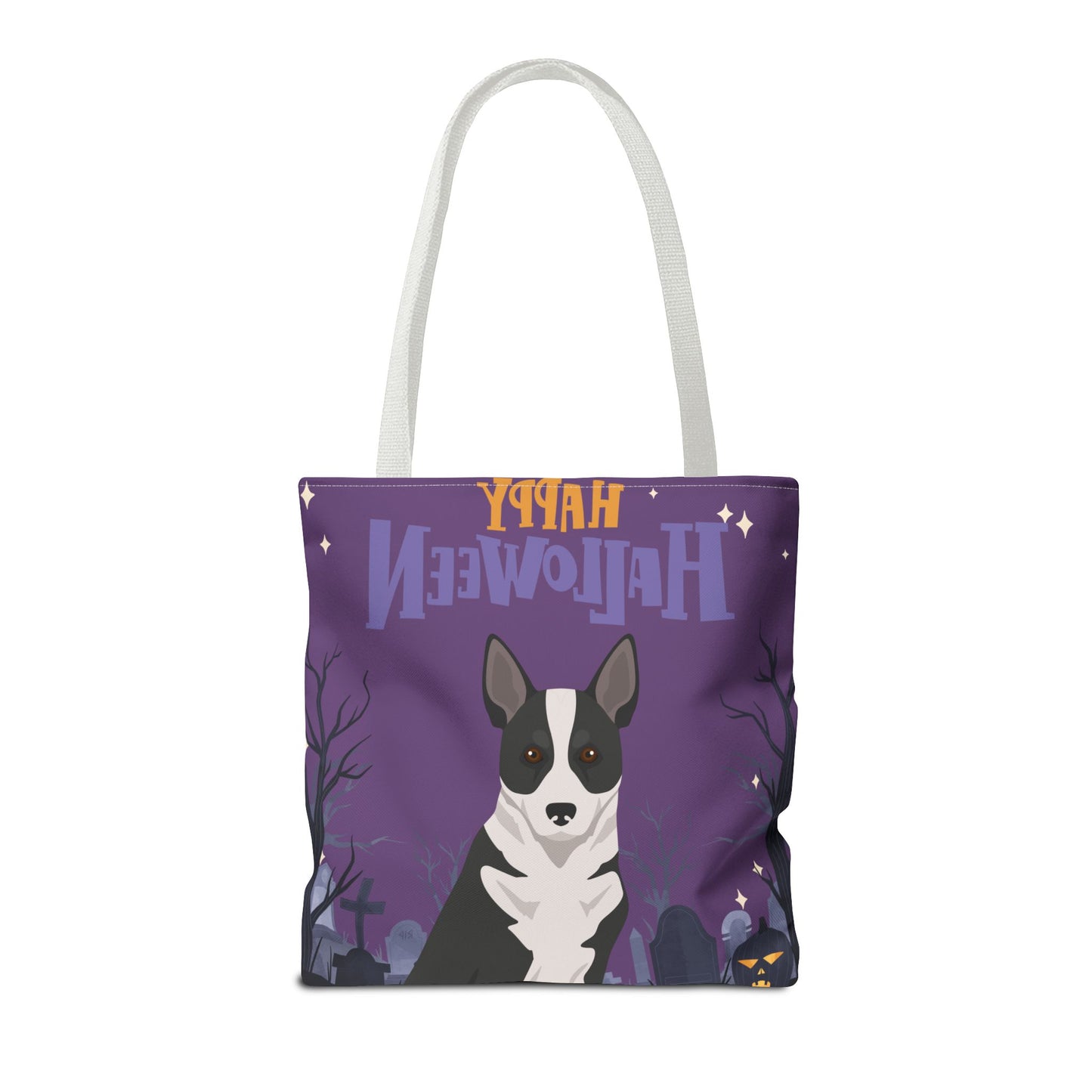 Canaan Dog Dog Happy Halloween Tote Bag 16x16