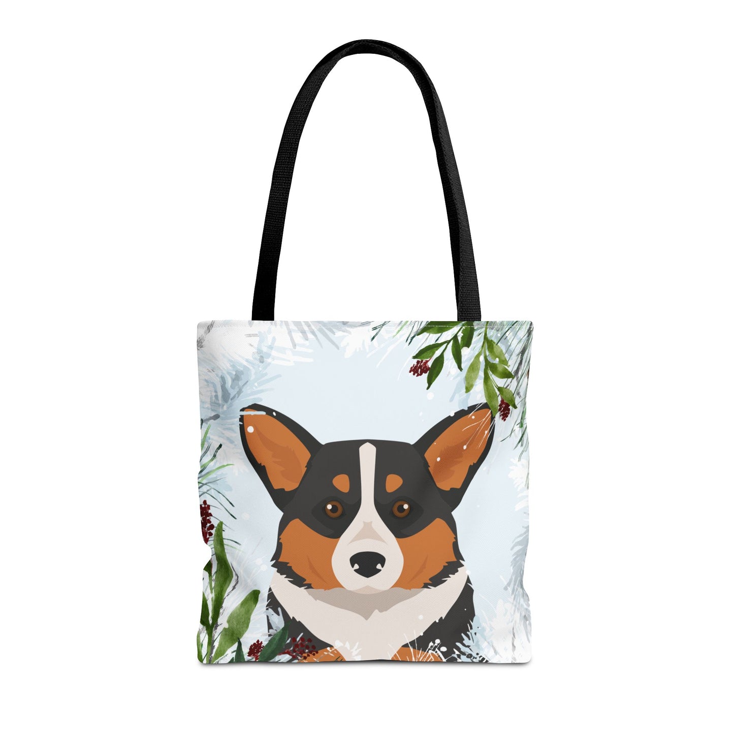 Pembroke Welsh Corgi Dog Christmas Holiday Tote Bag 16x16