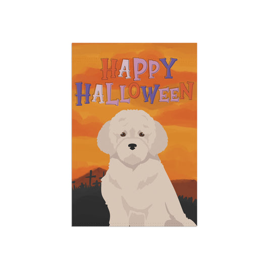 Lagotto Romagnolo Dog Halloween Garden Flag