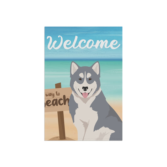 Canadian Inuit Dog Dog Garden Flag