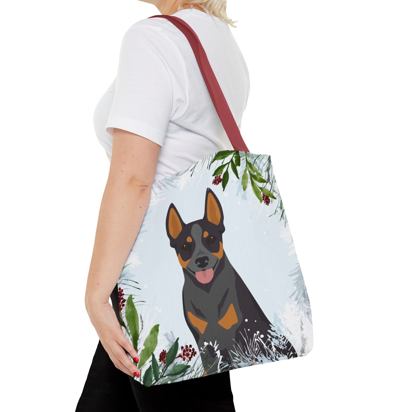 Australian Stumpy Tail Cattle Dog Dog Christmas Holiday Tote Bag 16x16