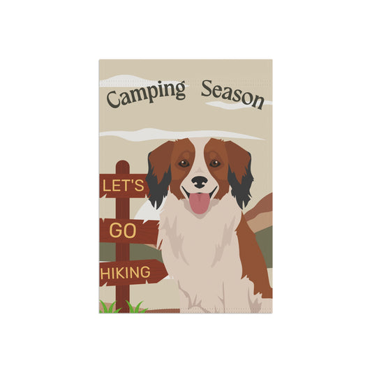 Kooikerhondje Dog Camping Garden Flag