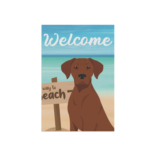 Rhodesian Ridgeback Dog Garden Flag
