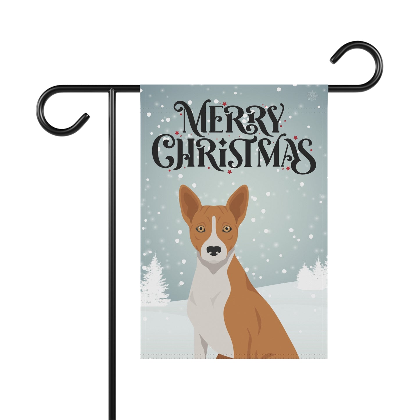 Basenji Dog Garden Flag