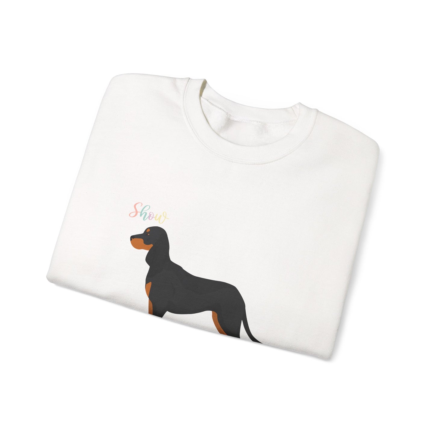 Black and Tan Coonhound Dog Unisex Heavy Blend Crewneck Sweatshirt