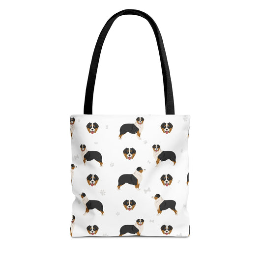 Australian Shepherd Dog Tote Bag, Aussie Dog Mom Gift
