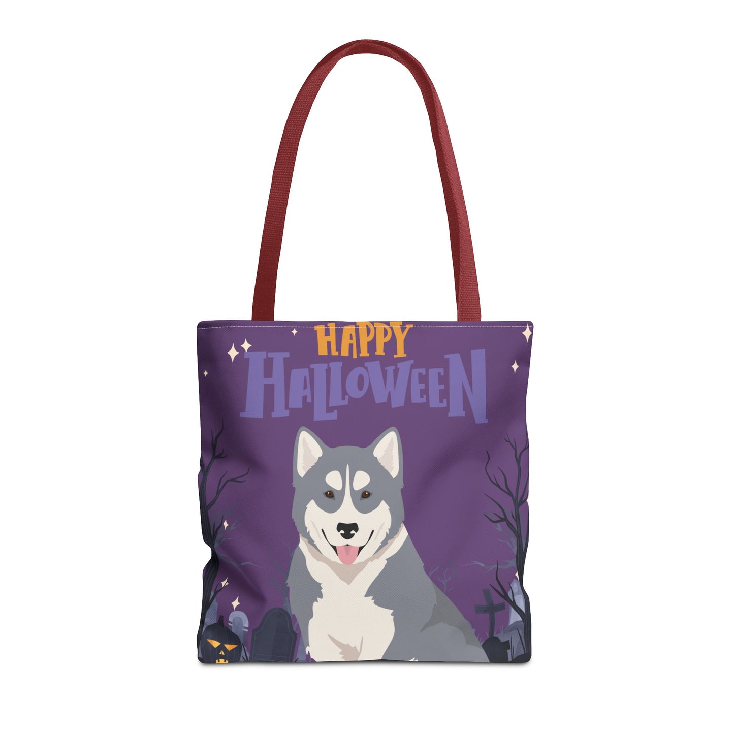 Canadian Inuit Dog Dog Happy Halloween Tote Bag 16x16
