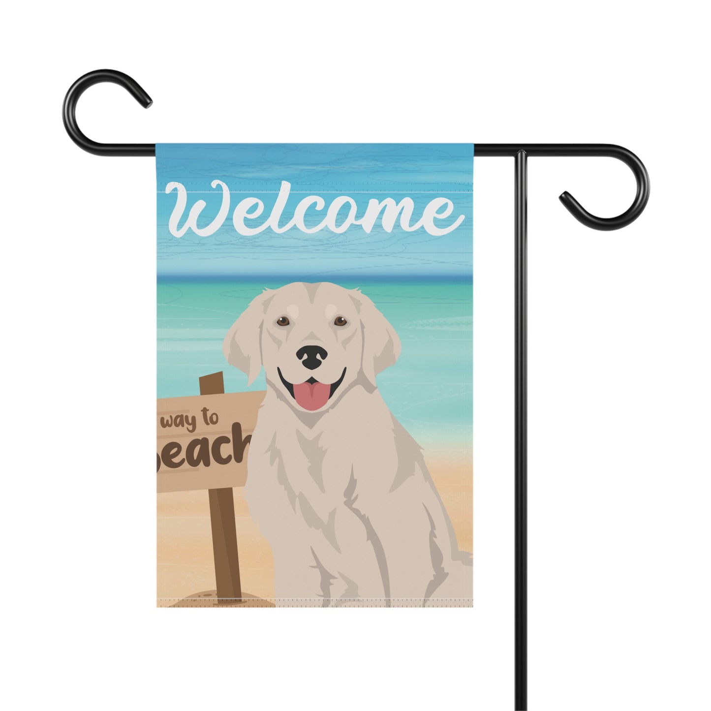 Golden Retriever Dog Garden Flag