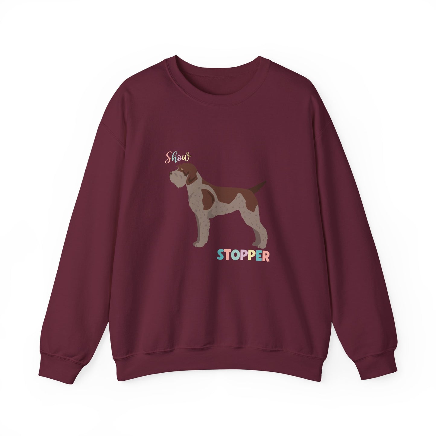 Wirehaired Pointer Griffon Dog Unisex Heavy Blend Crewneck Sweatshirt