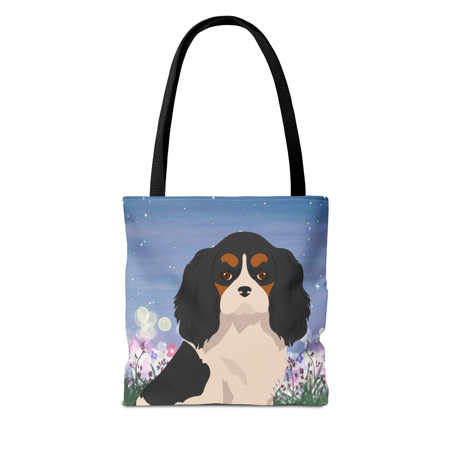 Cavalier King Charles Spaniel Dog Tote Bag 13x13