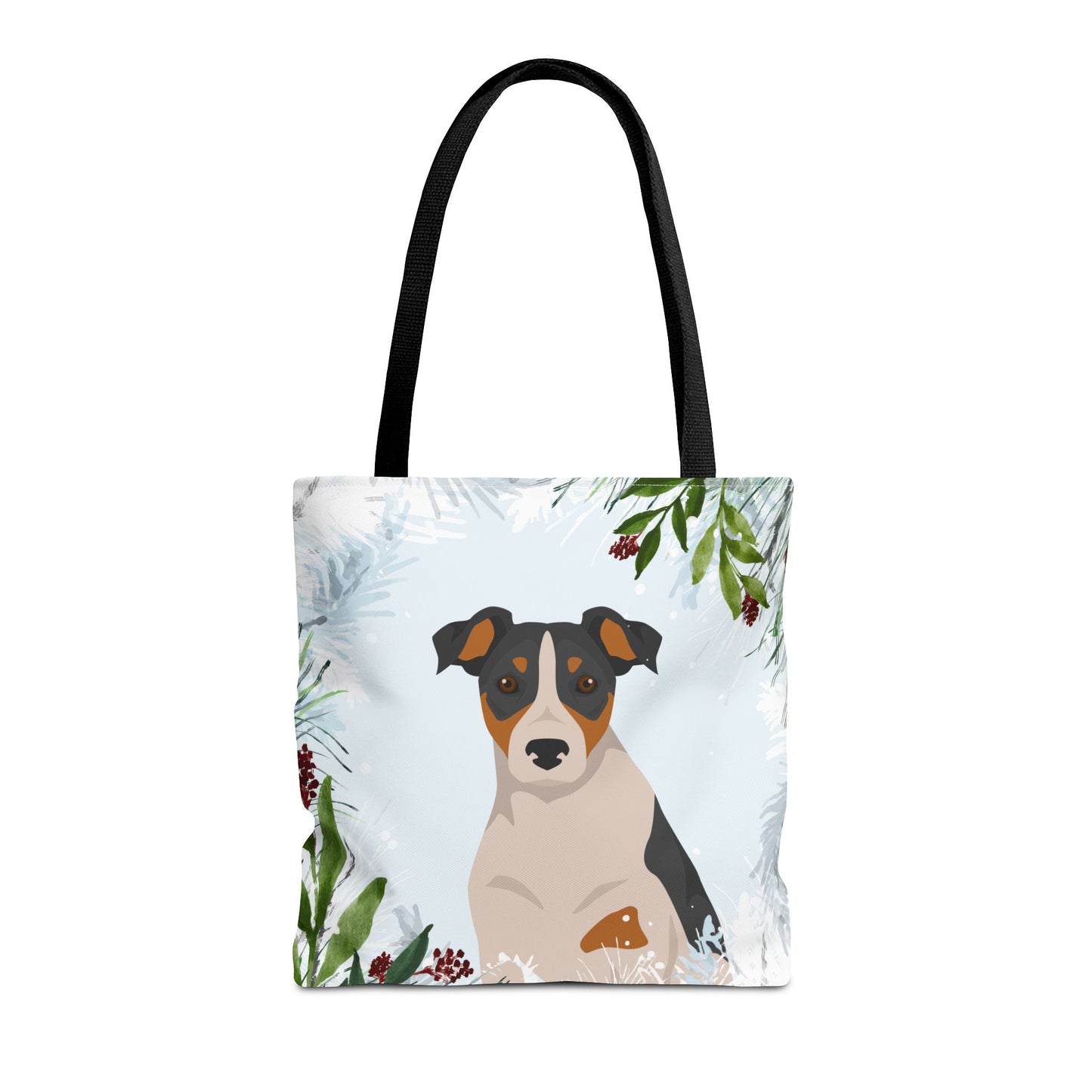 Parson Russell Terrier Dog Christmas Holiday Tote Bag 16x16