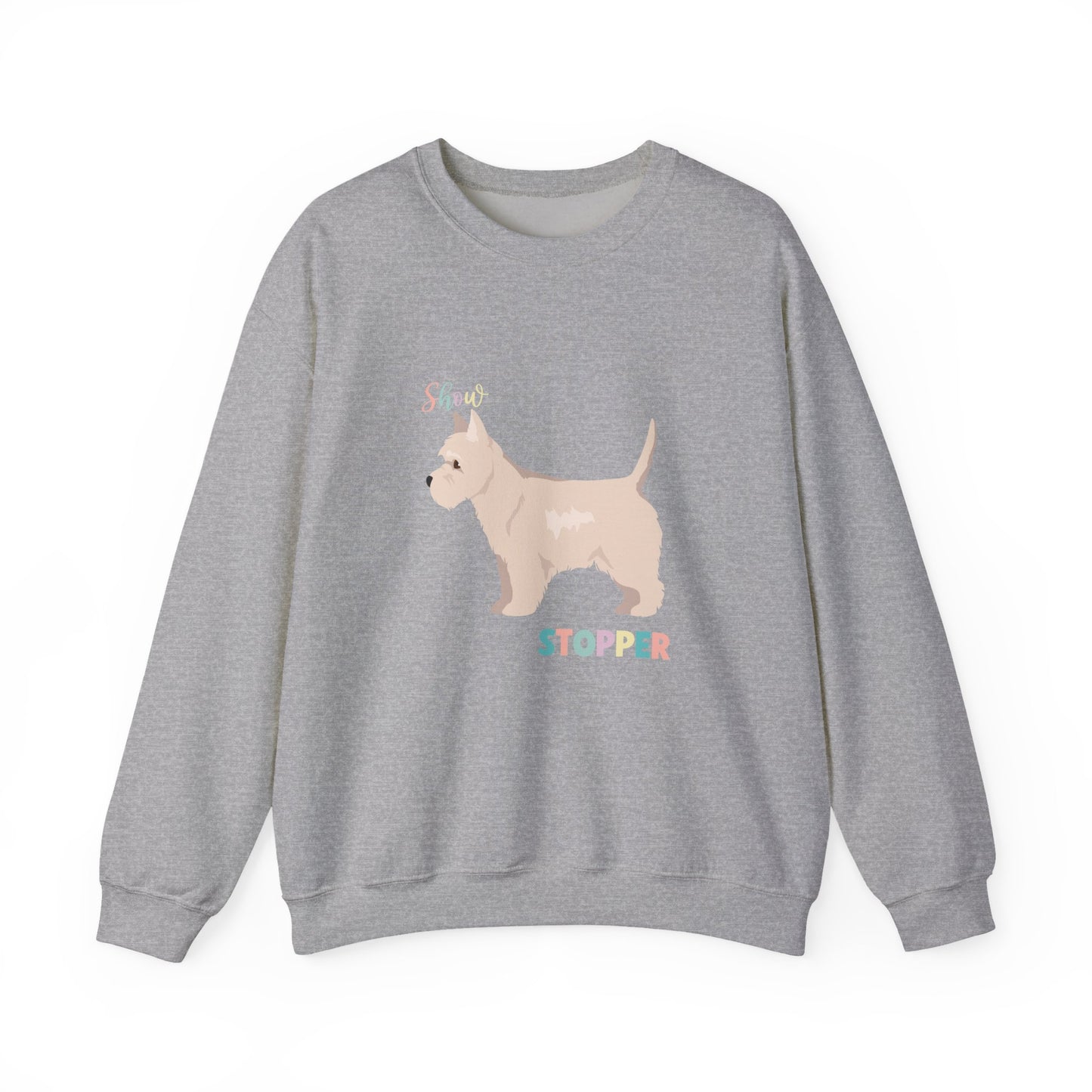 West Highland White Terrier Dog Unisex Heavy Blend Crewneck Sweatshirt