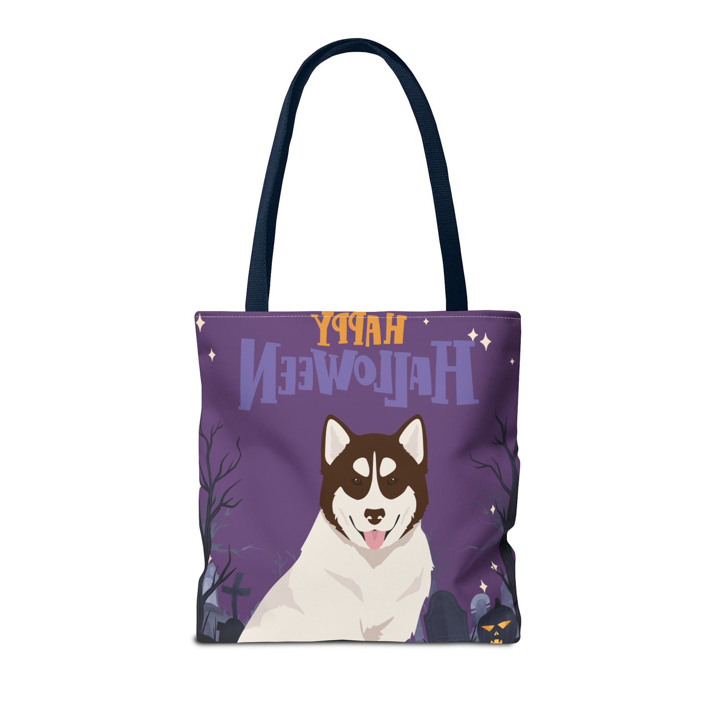 Canadian Inuit Dog Dog Happy Halloween Tote Bag 16x16