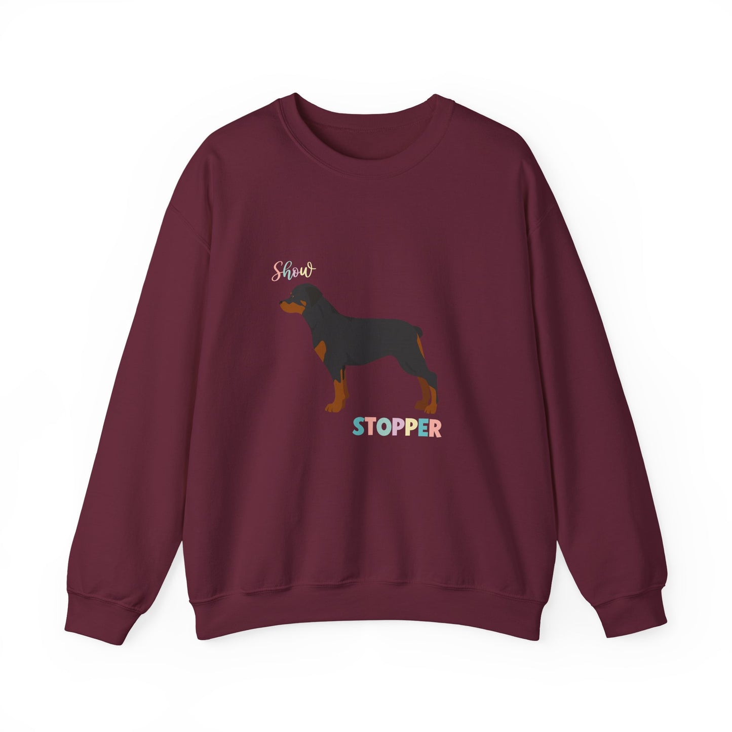 Rottweiler Dog Unisex Heavy Blend Crewneck Sweatshirt