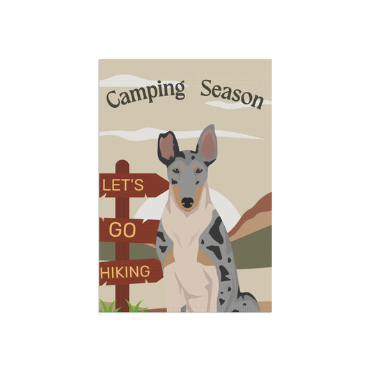 Smooth Collie Dog Camping Garden Flag