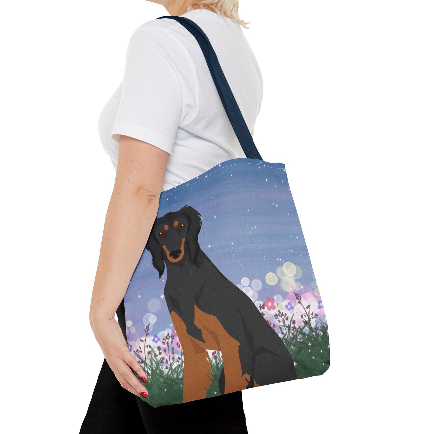Saluki Dog Tote Bag 16x16