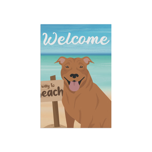 Pit Bull Dog Garden Flag