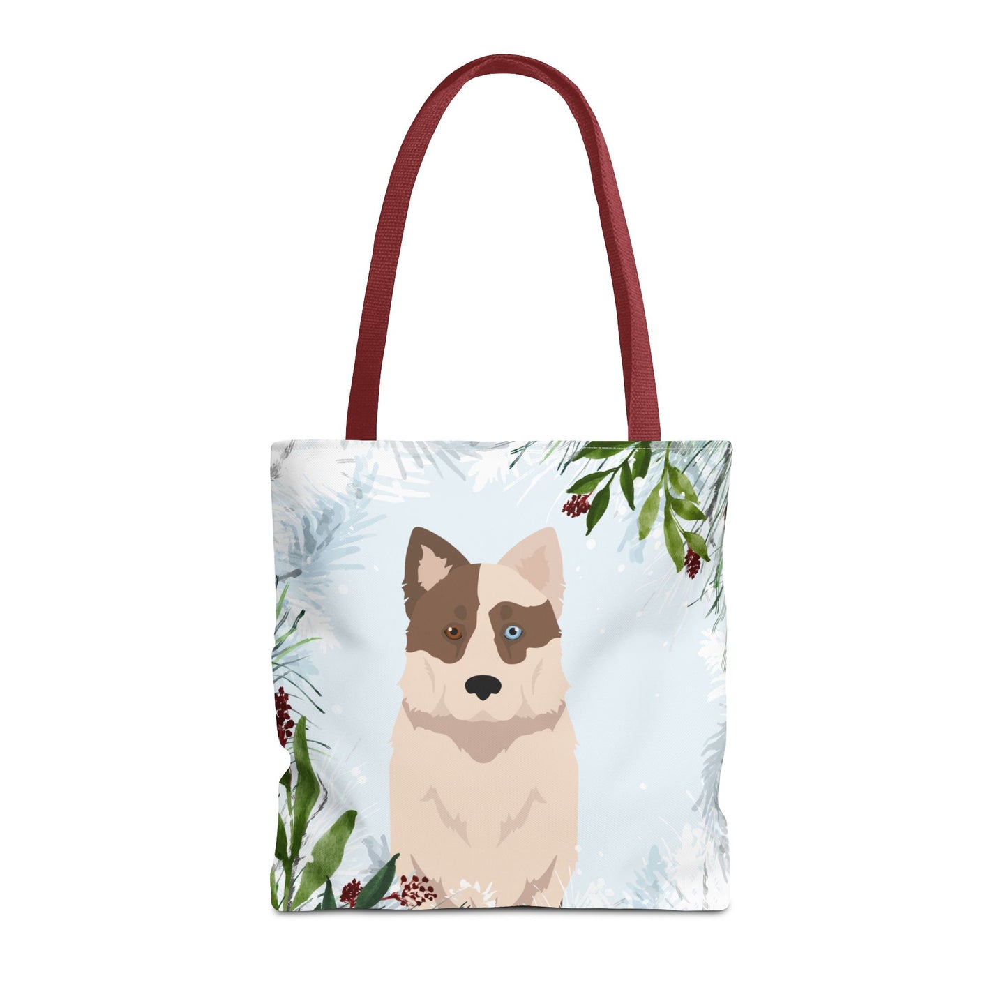 Yakutian Laika Dog Christmas Holiday Tote Bag 16x16