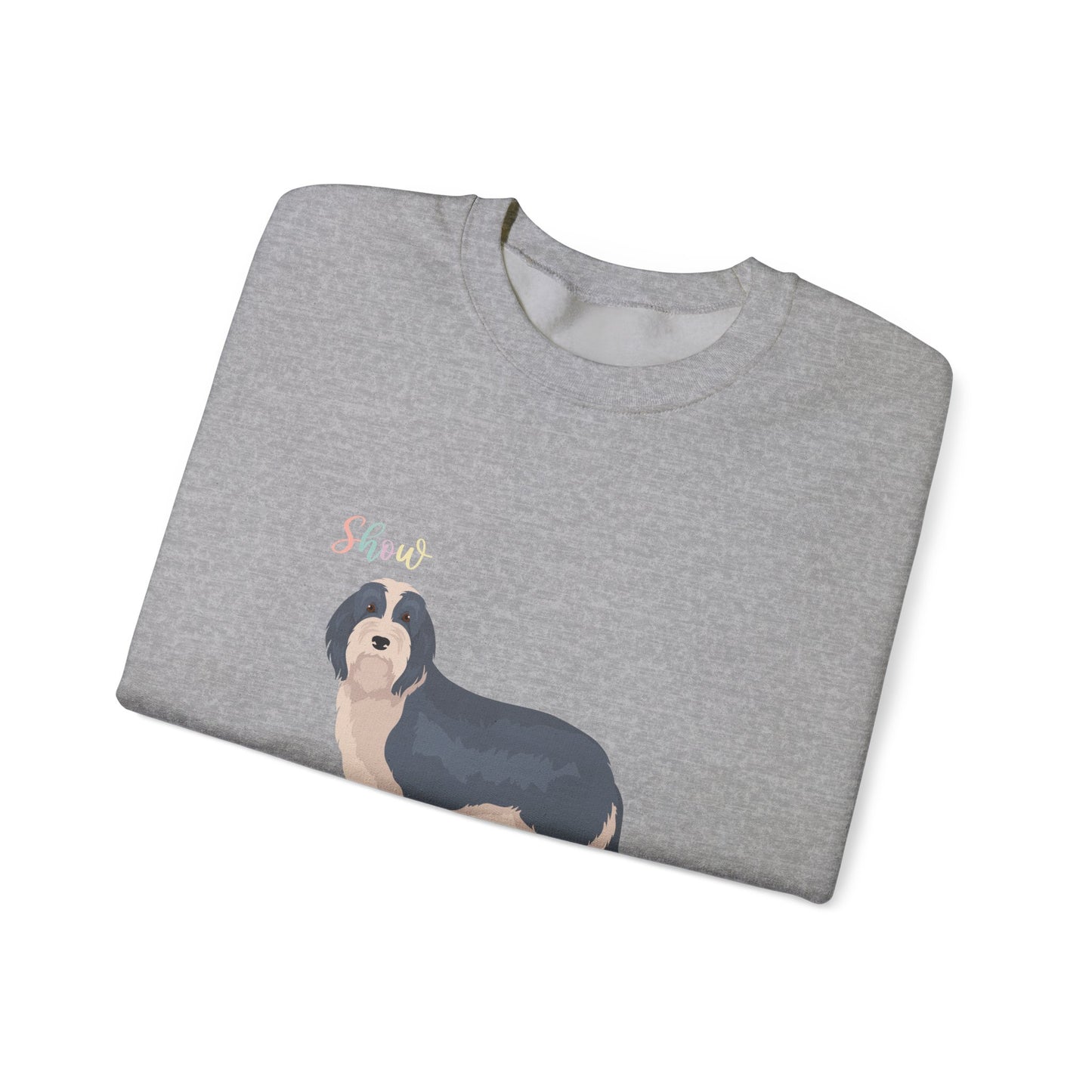 Bearded Collie Dog Unisex Heavy Blend Crewneck Sweatshirt
