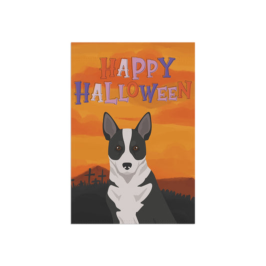 Canaan Dog Dog Halloween Garden Flag