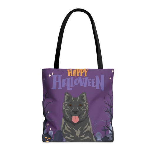 Kintamani Bali Dog Dog Happy Halloween Tote Bag 16x16