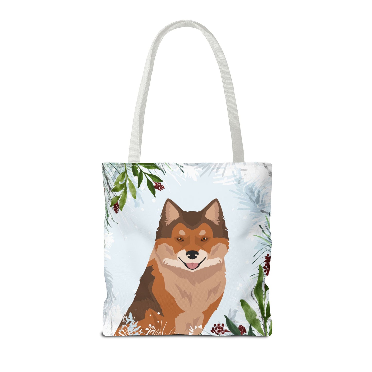 Nenets Herding Laika Dog Christmas Holiday Tote Bag 16x16