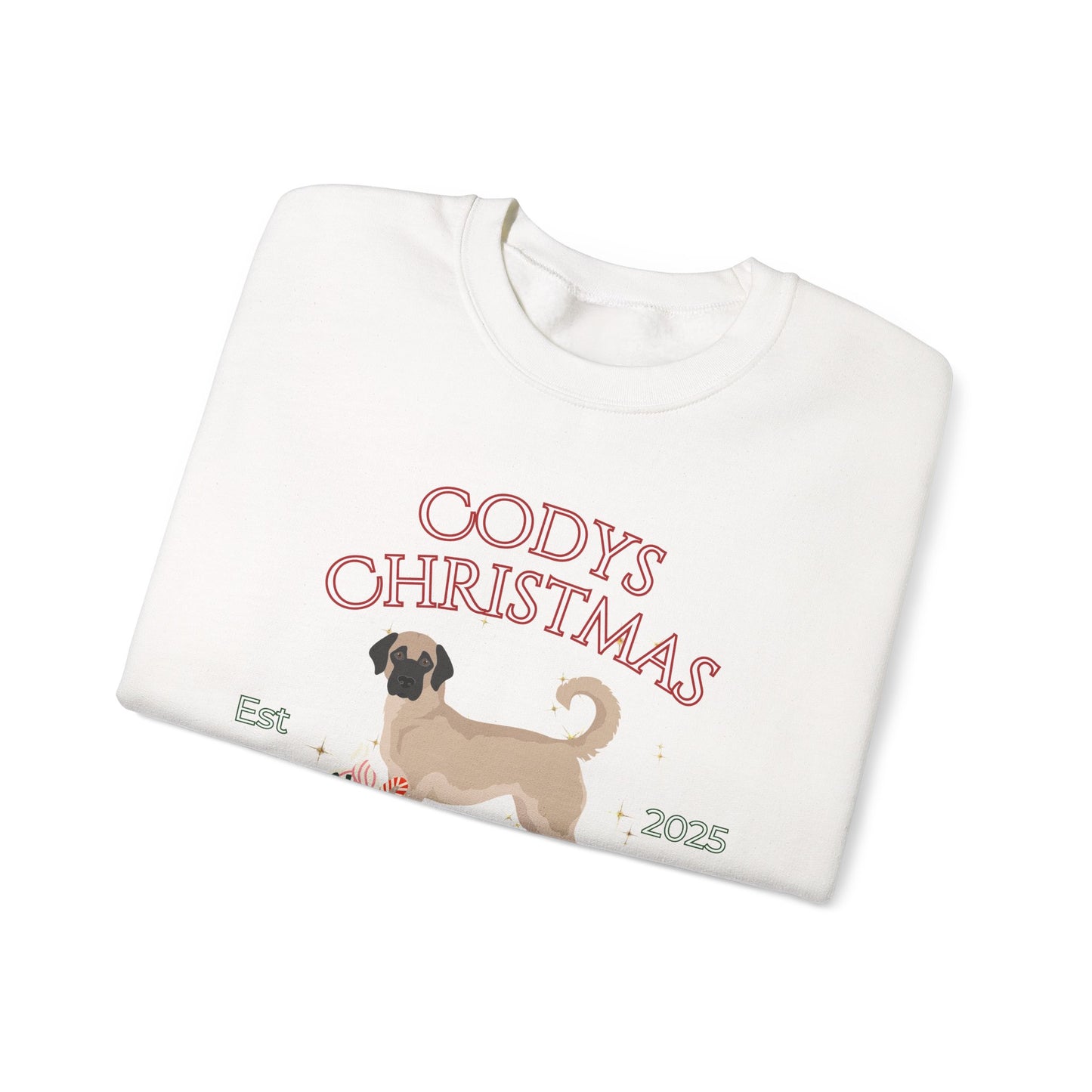 Anatolian Shepherd Dog Dog Christmas Social Club Unisex Heavy Blend Crewneck Sweatshirt Custom Name