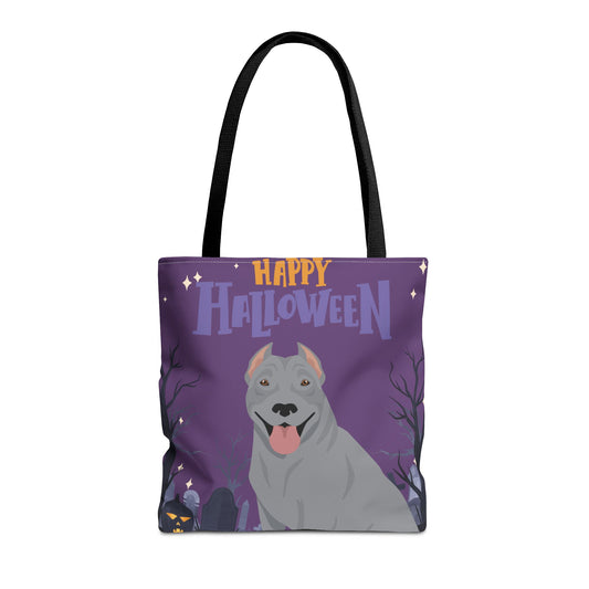 Pit Bull Dog Happy Halloween Tote Bag 16x16
