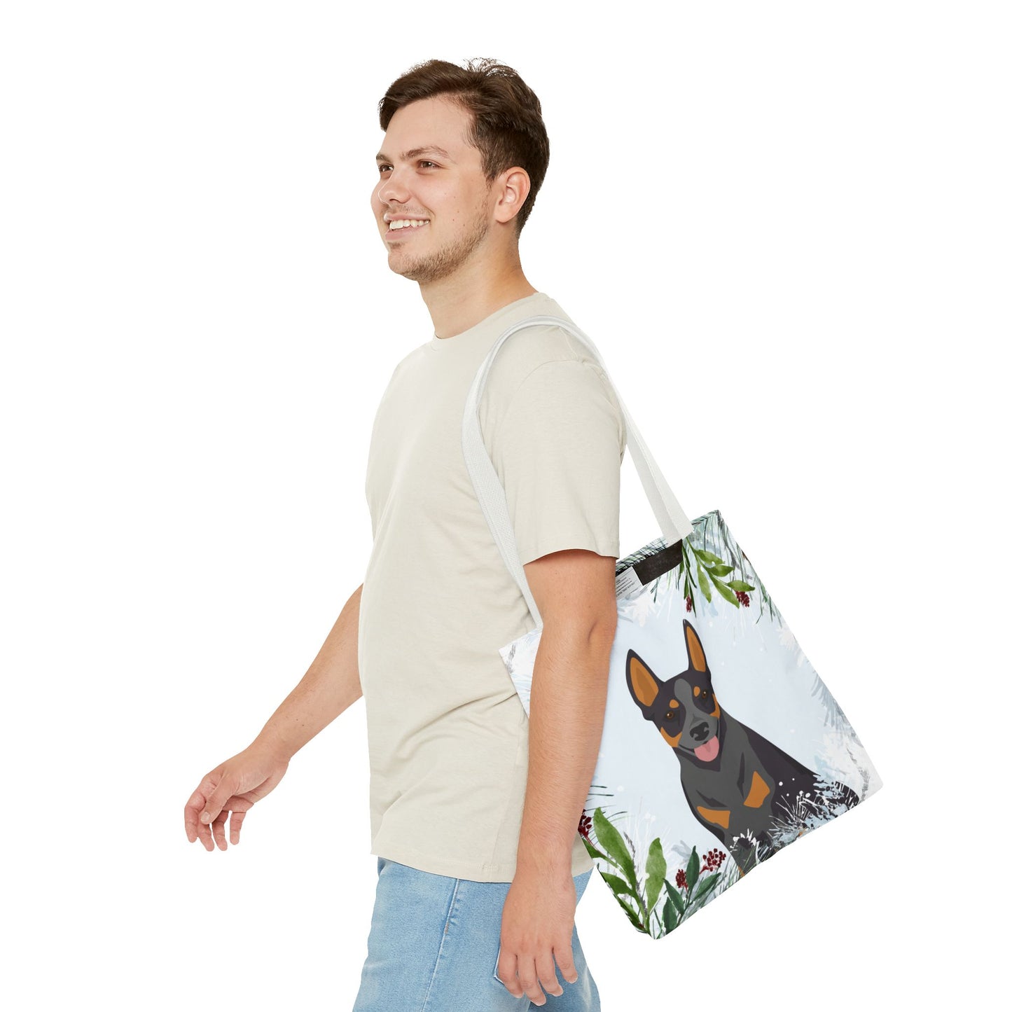 Australian Stumpy Tail Cattle Dog Dog Christmas Holiday Tote Bag 16x16