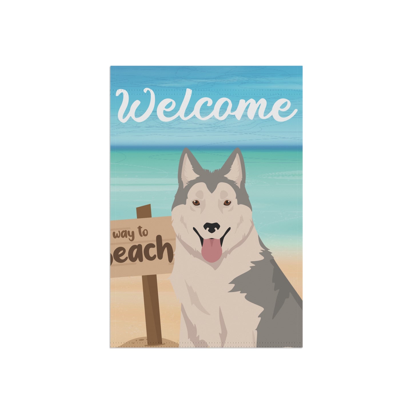 Northern Inuit Dog Dog Garden Flag