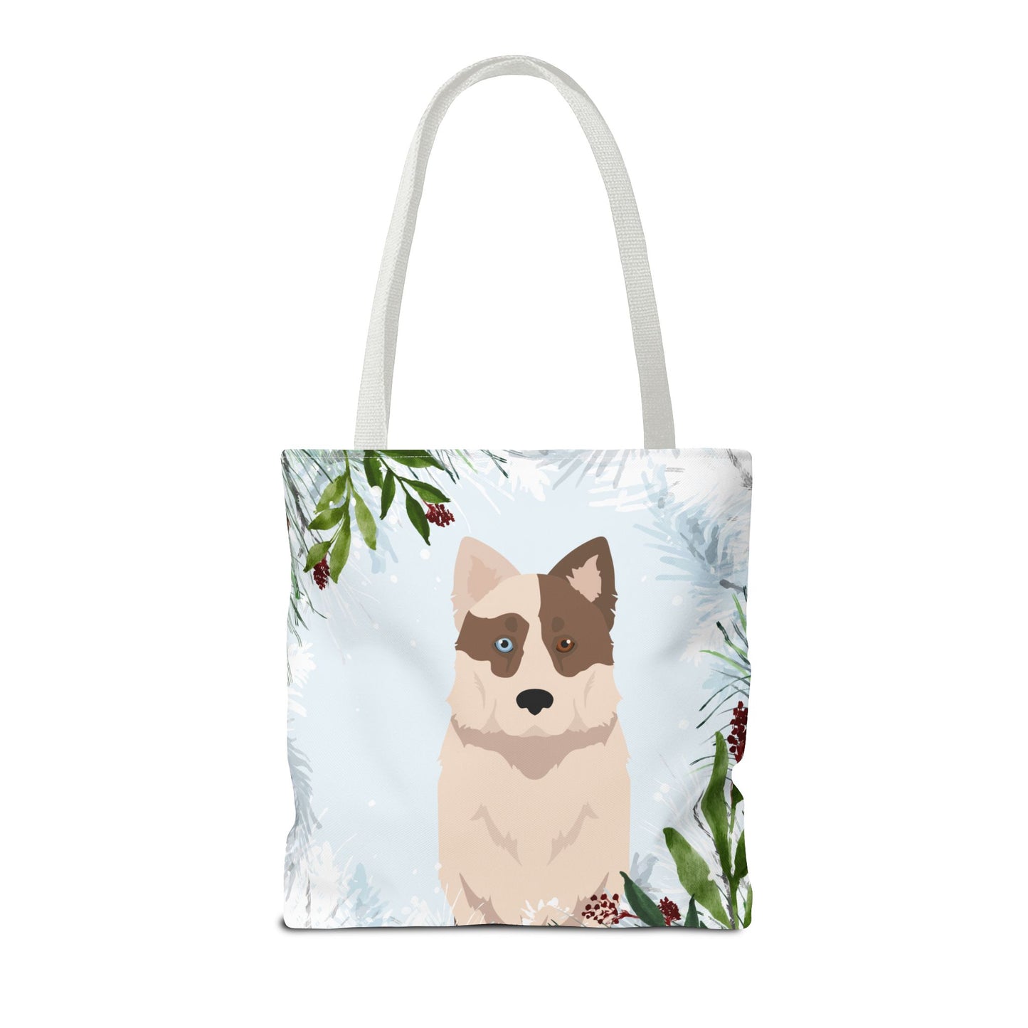 Yakutian Laika Dog Christmas Holiday Tote Bag 16x16