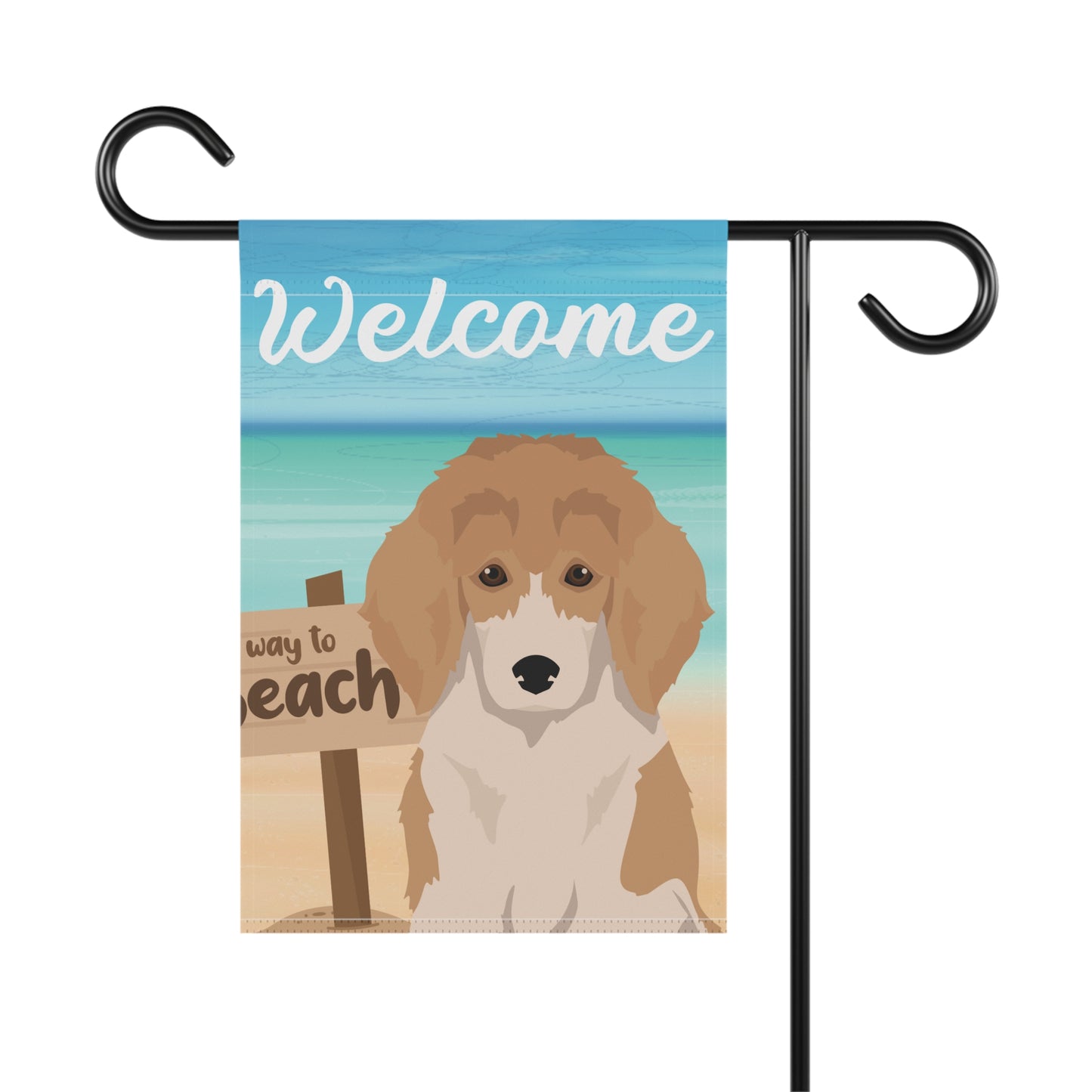 Poodle Dog Garden Flag