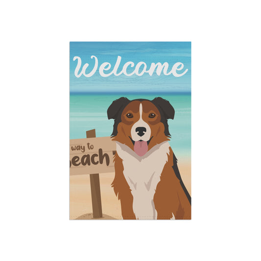 English Shepherd Dog Garden Flag