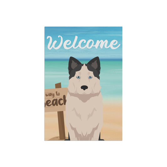 Yakutian Laika Dog Garden Flag