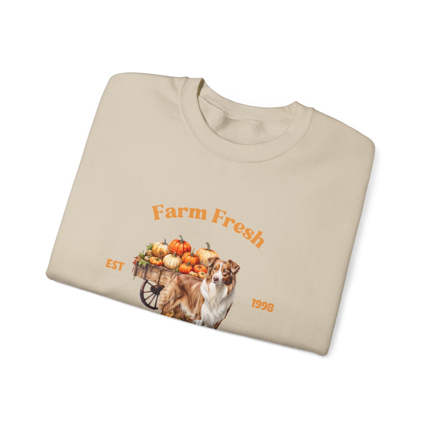 Australian Shepherd Dog Fall Unisex Heavy Blend Crewneck Sweatshirt