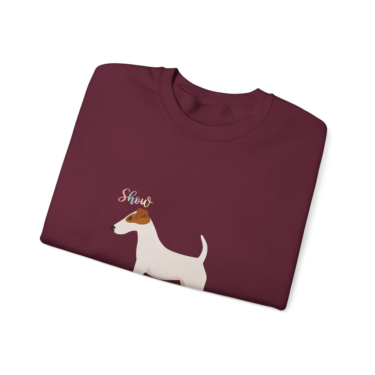 Smooth Fox Terrier Dog Unisex Heavy Blend Crewneck Sweatshirt
