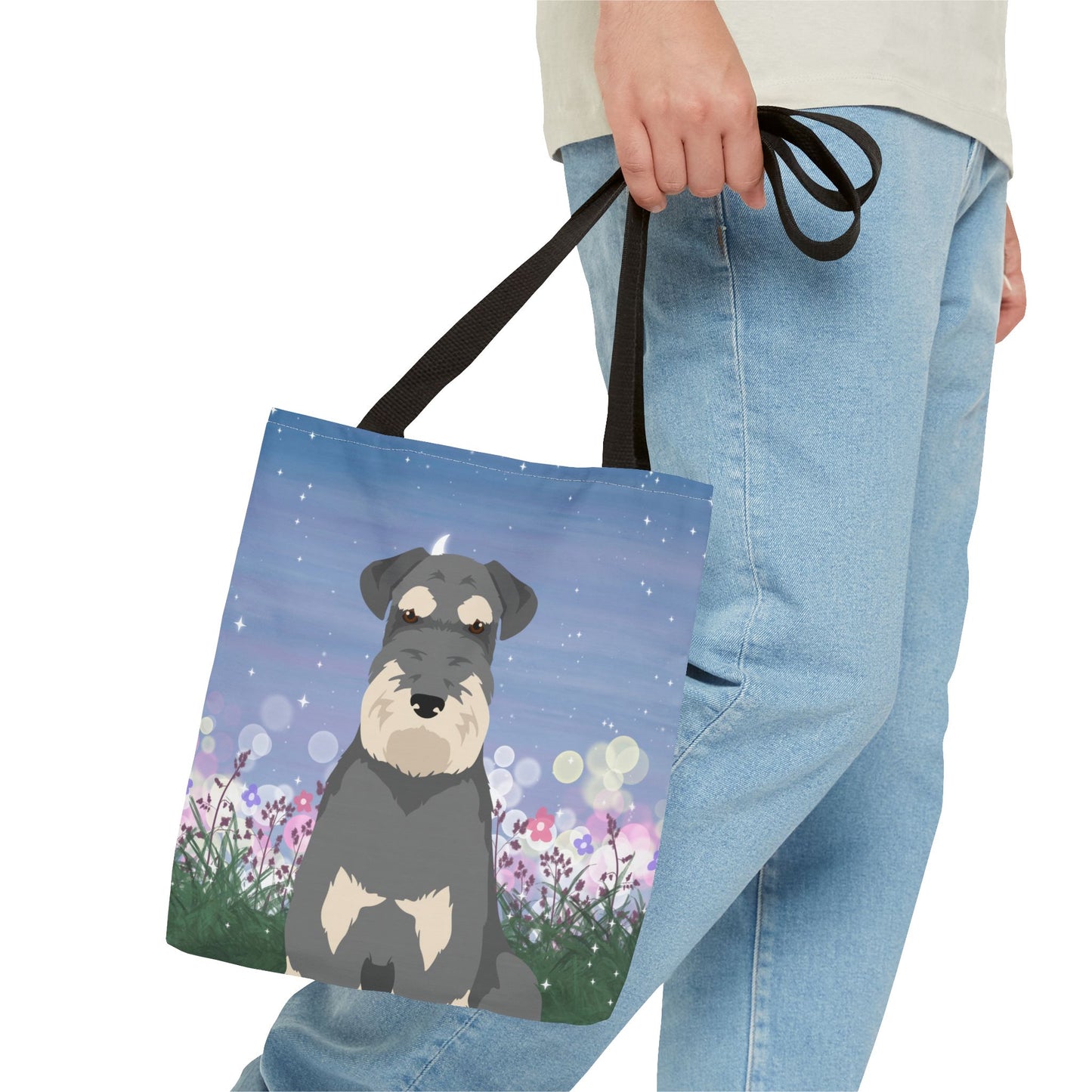 Schnauzer Dog Tote Bag 13x13