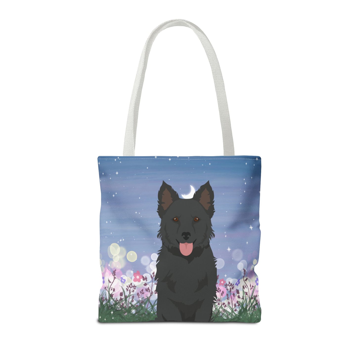 Mudi Dog Tote Bag 16x16